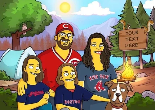 Family Simpsons Portrait